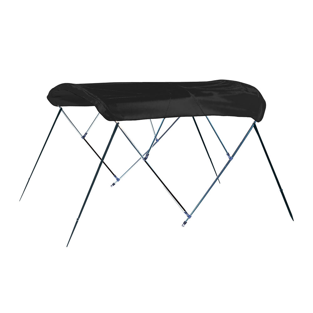 Carver 3 Bow 4681U Bimini Top wBoot  Black Acrylic A4681UB02