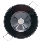 Lumitec Illusion Flush Mount LED Down Light  White  NonDimming  Black Housing 117153