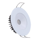 Lumitec Illusion Flush Mount LED Down Light  Warm White  Dimming  White Housing 117129
