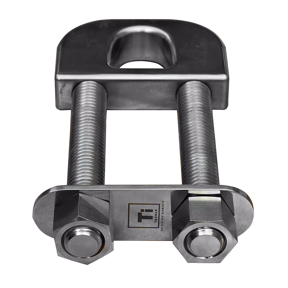 TiTackle Titanium Bow D Ring  4 Long Stud TTBOWDRING