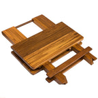 Whitecap Teak Solid Top Fold Away Table 60031