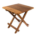 Whitecap Teak Solid Top Fold Away Table 60031