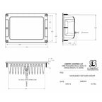 Lumitec Maxillume h120  Flush Mount Flood Light  White Housing  White Dimming 101348