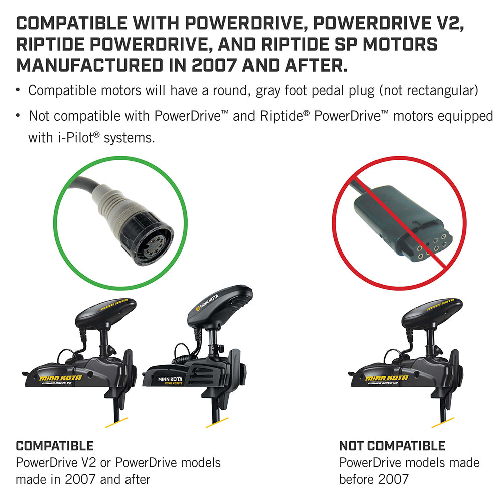 Minn Kota PowerDrive Foot Pedal  ACC Corded 1866070