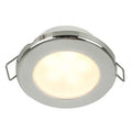 Hella Marine EuroLED 75 3 Round Spring Mount Down Light  Warm White LED  Stainless Steel Rim  12V 958109521