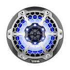 DS18 HYDRO 65 2Way Marine Speakers wRGB LED Lights 300W  Black Carbon Fiber CF65