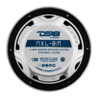 DS18 New Edition HYDRO 8 2Way Marine Speakers wRGB LED Lighting 375W  White  NXL8MWH