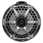DS18 HYDRO 8 Compact Wakeboard Pod Tower wRGB Light  375W  Black Carbon Fiber CFPS8