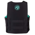 Full Throttle Adult RapidDry Life Jacket  SM  AquaBlack 14210050503022