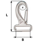Wichard Webbing Snap Hook  30mm  Length 60mm 2284W