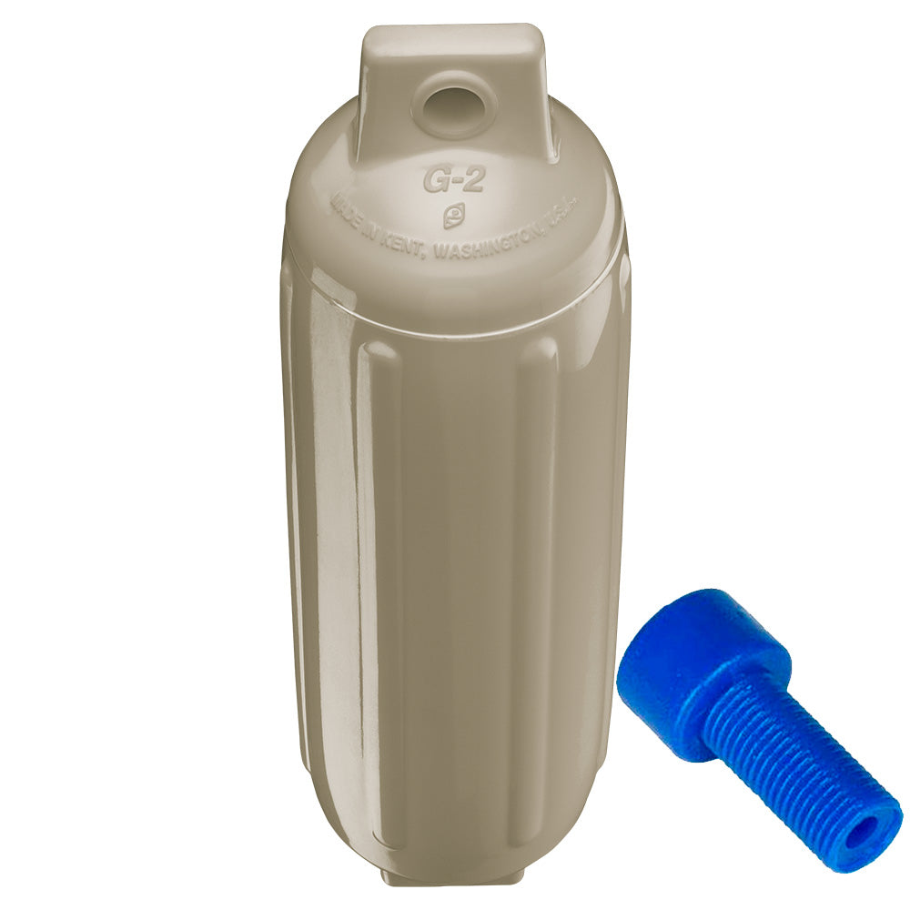 Polyform G2 Twin Eye Fender 45 x 155  Sand wAdapter G2 SAND WAIR ADAPTER