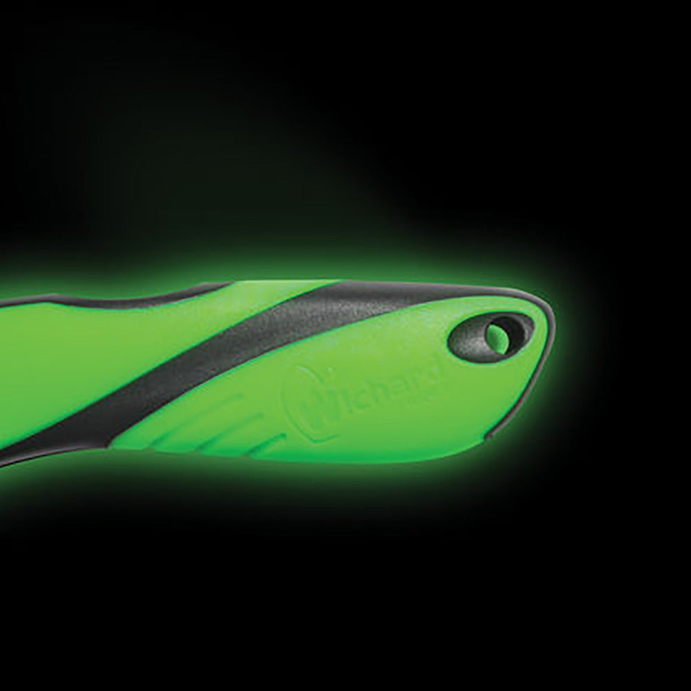 Wichard Offshore Knife  Serrated Blade  ShacklerSpike  Fluorescent 10122W