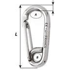 Wichard Symmetric Carbin Hook  120mm Length  1532 2317W