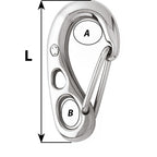 Wichard HR Safety Snap Hook  100mm Length  31516 2382W