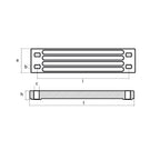 Tecnoseal Aluminum Yamaha Bar Anode fEngine Bracket 011121AL