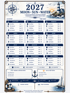 2027 Boat Owner's Planner & Logbook – Stay Organized on the Water All Year