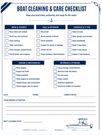 2027 Boat Owner's Planner & Logbook – Stay Organized on the Water All Year