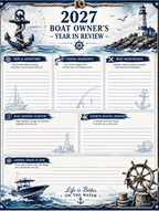 2027 Boat Owner's Planner & Logbook – Stay Organized on the Water All Year